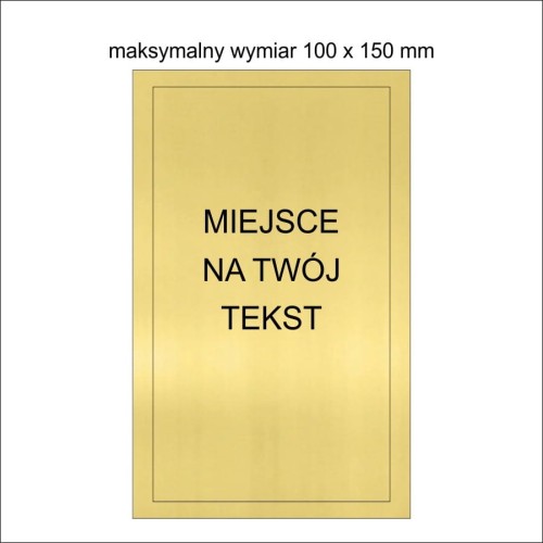 Tabliczka na szkło mała