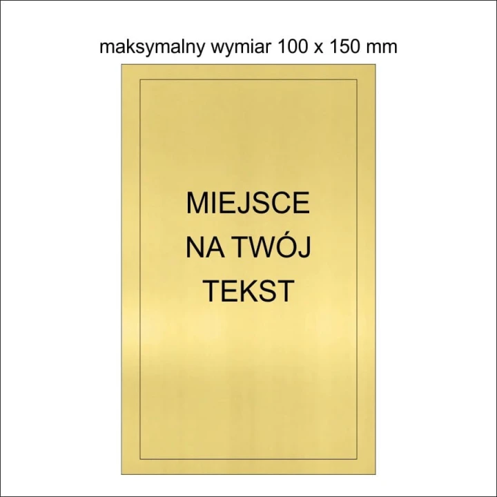 Tabliczka na szkło mała