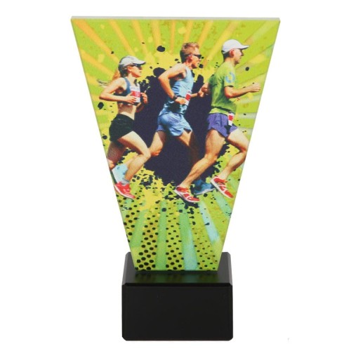 Trofeum szklane biegi