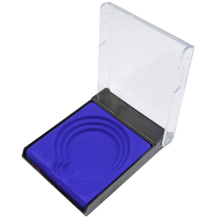 Etui niebieskie na medal Tryumf