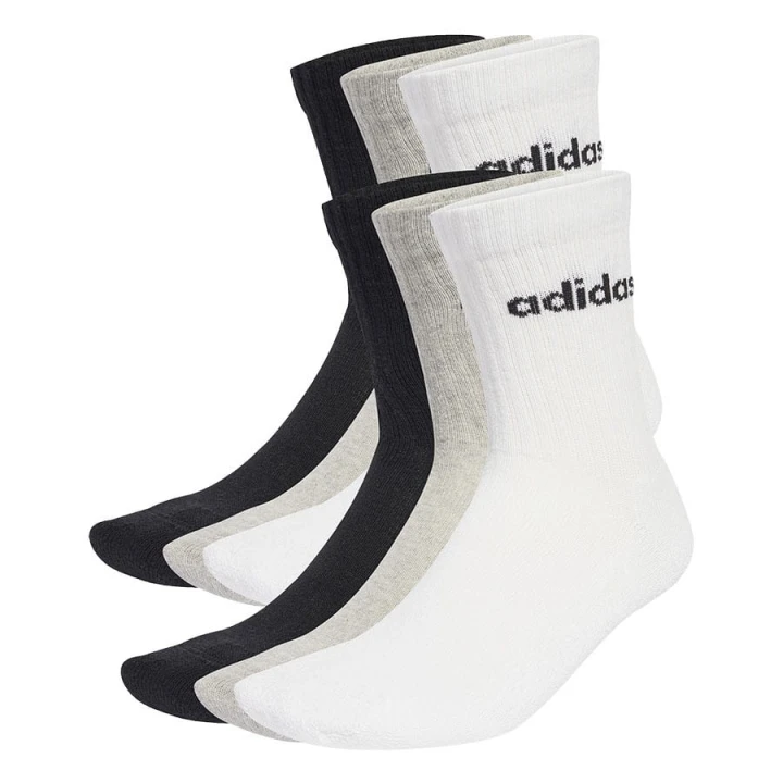 Skarpety adidas Linear Crew Socs Cushioned 6P JL6095