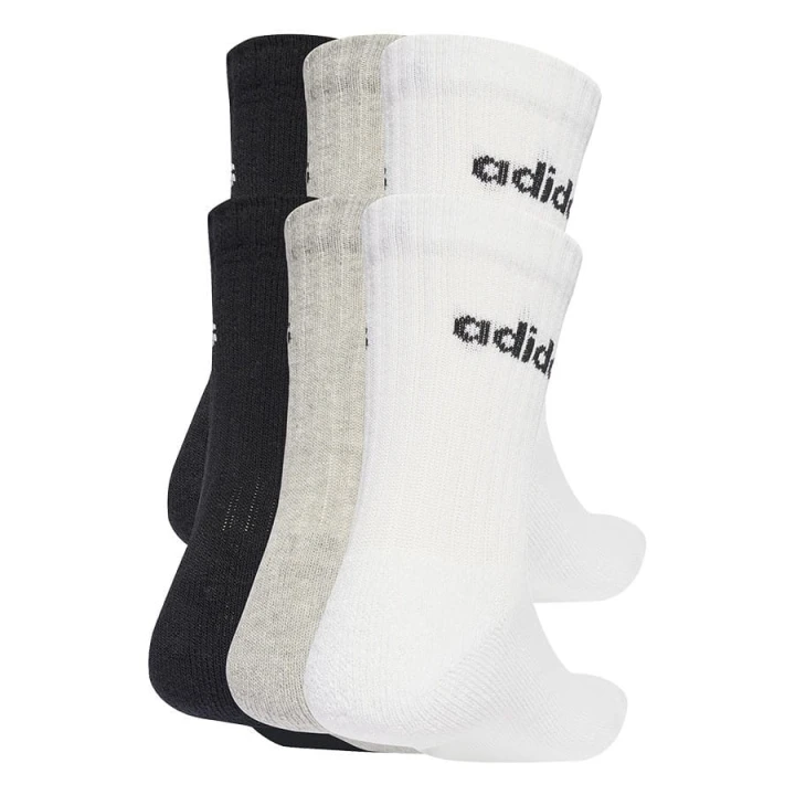 Skarpety adidas Linear Crew Socs Cushioned 6P JL6095