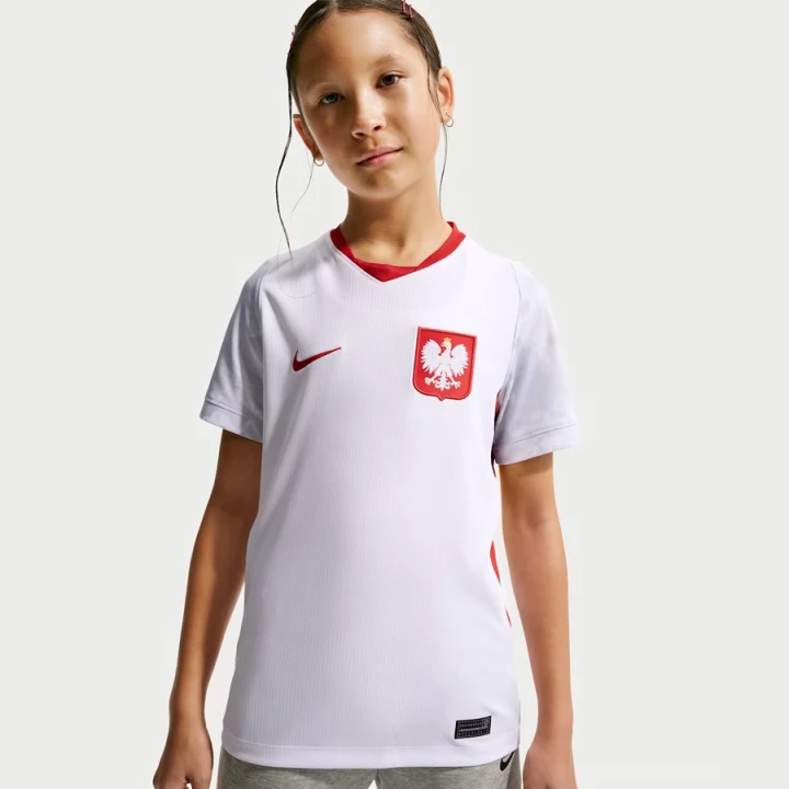 Koszulka Nike Polska Stadium Home Junior IO8593-100