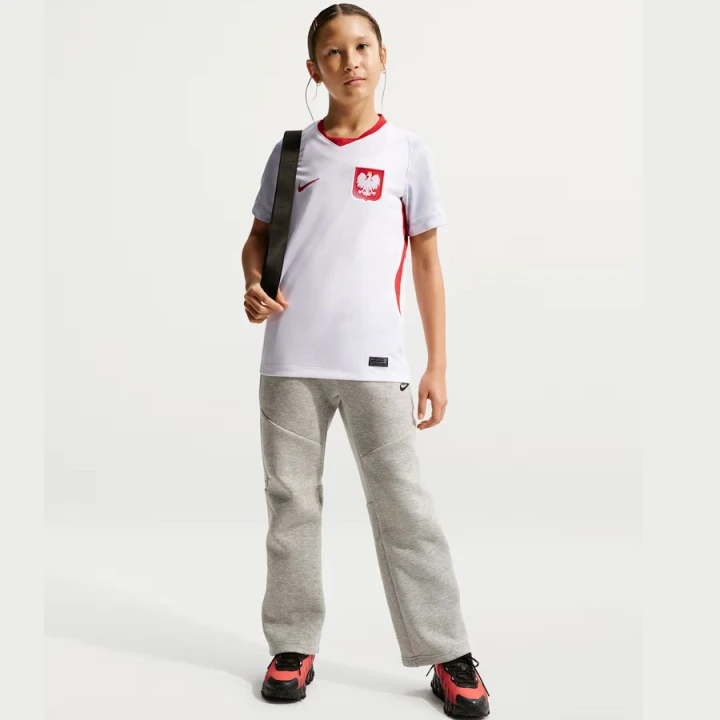 Koszulka Nike Polska Stadium Home Junior IO8593-100